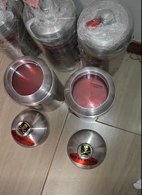 Поставка немецкой красной ртути 258 34,5 кг гамма 0,44 N9